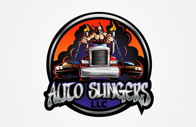 design excellent truck, transportation logo