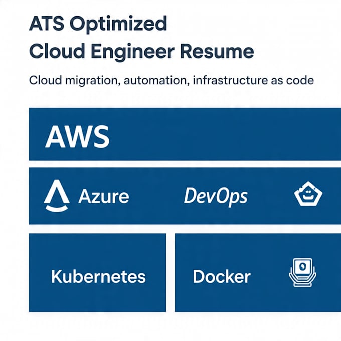 do ats optimized cloud engineer resume, AWS, azure and devops specialist