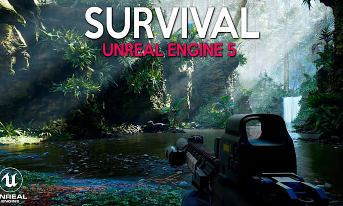develop open world game, rpg survival multiplayer game in unreal engine 5, unity
