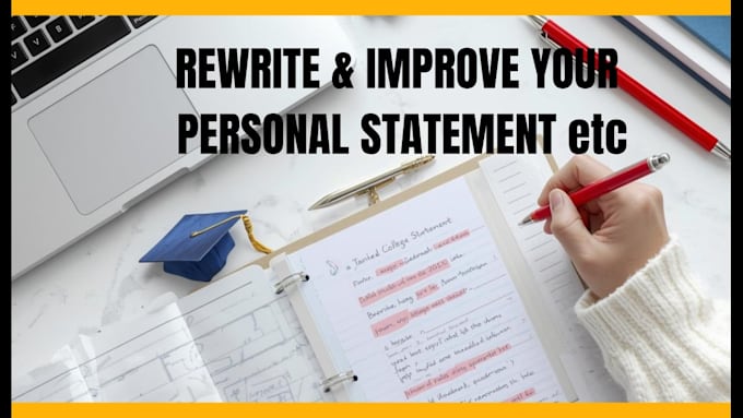 edit personal statement or statement of purpose for any graduate application