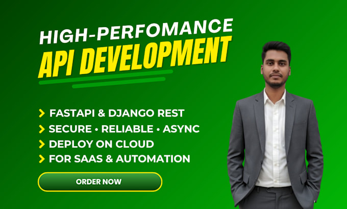 develop api using fastapi, django rest or flask