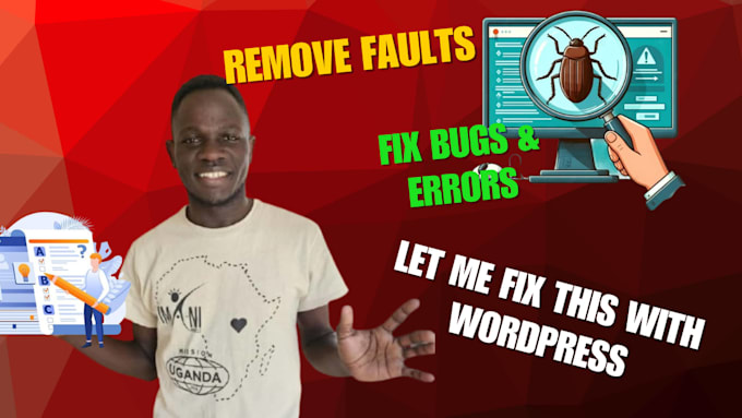 debug and fix issues in HTML, CSS, PHP, or wordpress