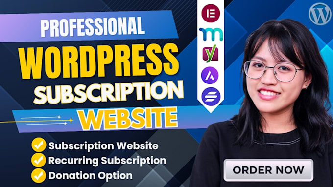 build subscription website, membership wordpress website, paid membership pro