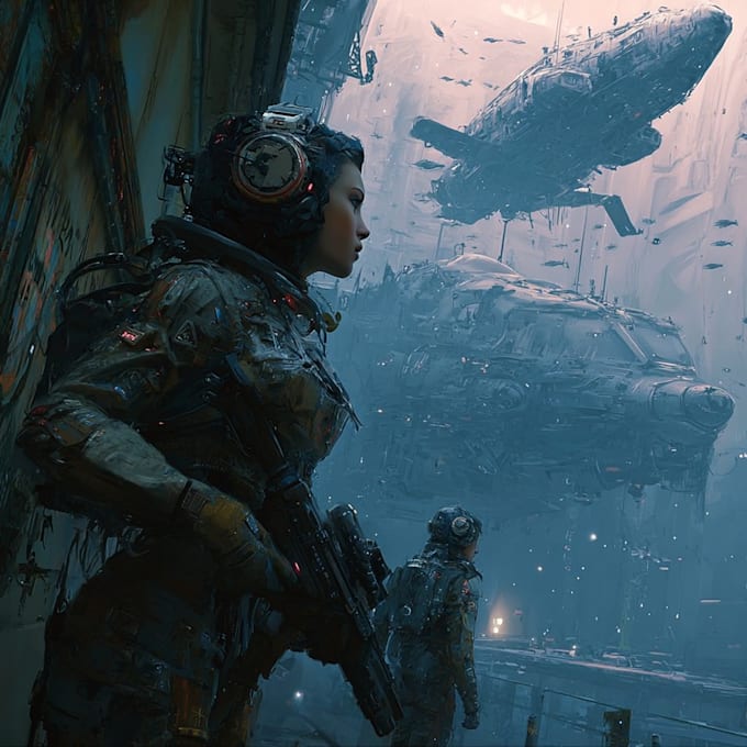 sci fi illustration and sci fi art