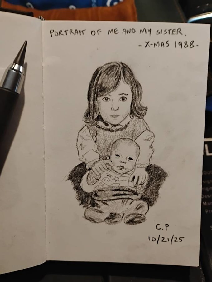 draw hand drawn graphite pencil portraits
