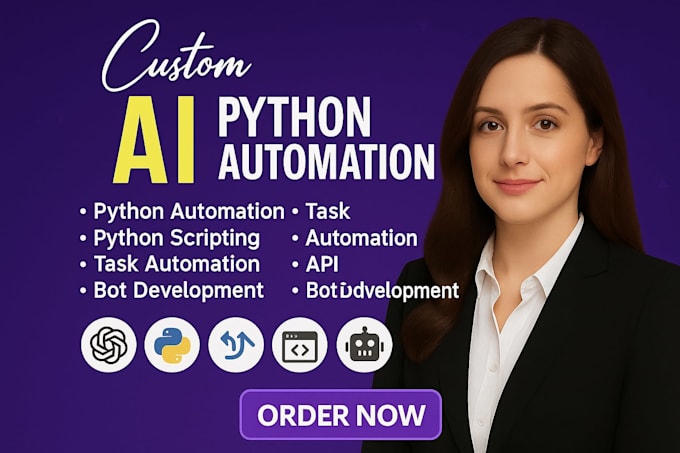 build python script selenium python task automation python bot API web scraping