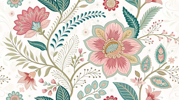 create seamless pattern, textile, floral patterns