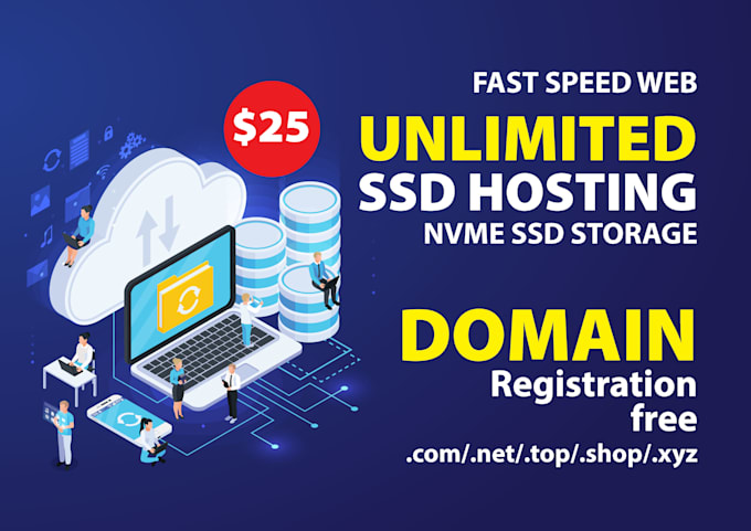 buy and setup domain and hosting for your website