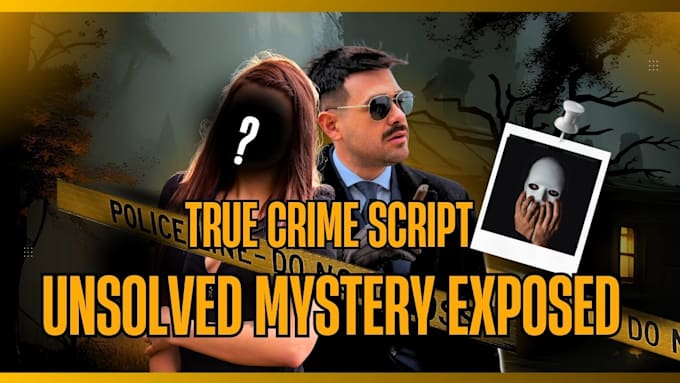Write a captivating and well researhced true crime script or article ...