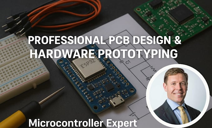 make hardware prototyping, pcb circuit design, schematic,esp32, arduino, stm32