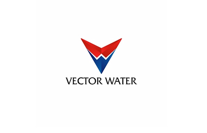 design sample drawing water company logo
