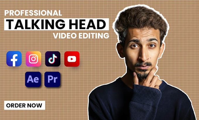 do talking head video editing or talking head youtube video editing