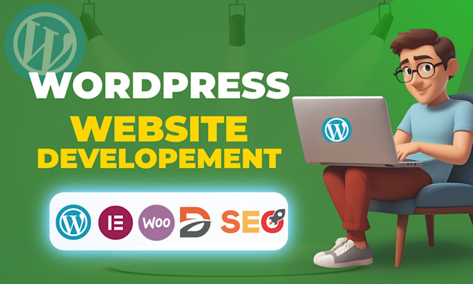 build minimalist wordpress website business, blog, e commerce website