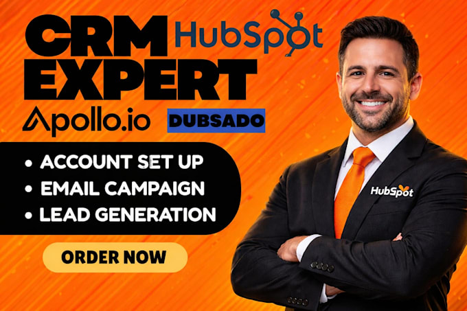 be your CRM expert for hubspot zoho apollo io dubsado setup and optimization