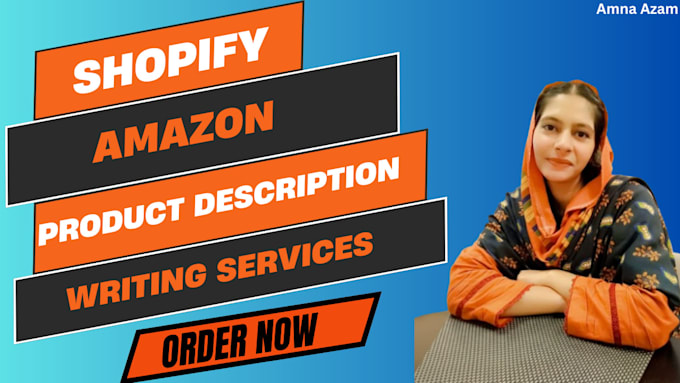 write shopify SEO descriptions and amazon product descriptions that sells