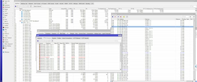 isp network setup and mikrotik configuration