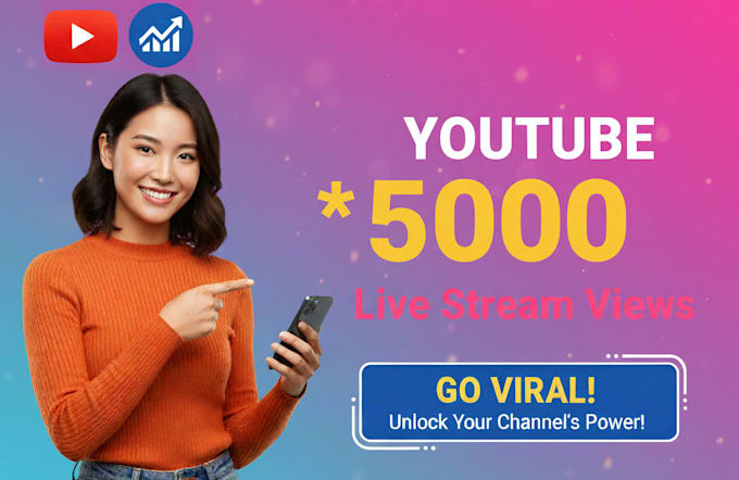 do organic youtube live stream video promotion, add views