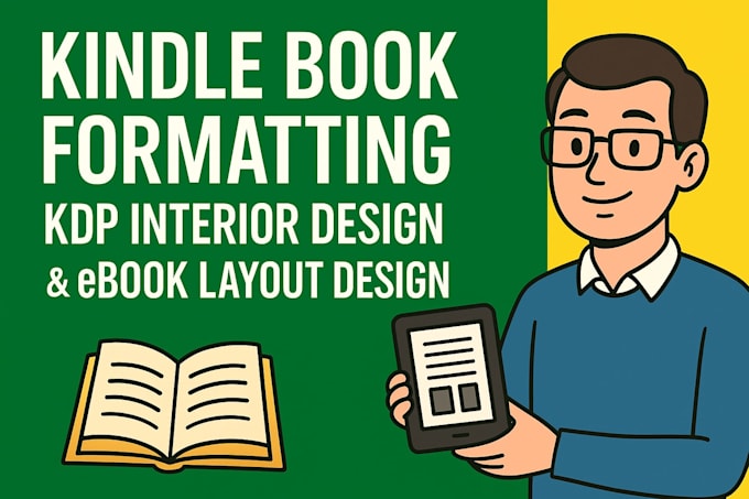 Do kindle book formatting, kdp interior design and ebook layout design ...