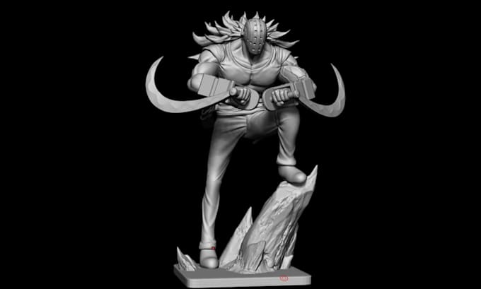 Custom 3d anime figure sculpt anime oc character stl model for 3d ...
