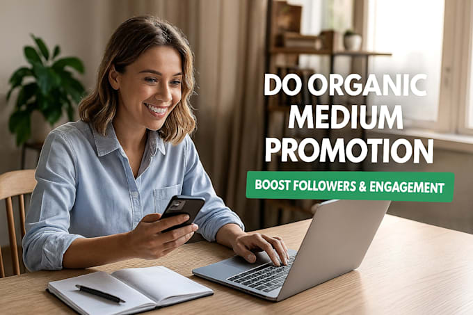 do organic medium article promotion,boost medium   followers and engagement