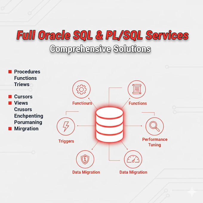 write and optimize oracle pl sql queries, procedures, functions, triggers, views