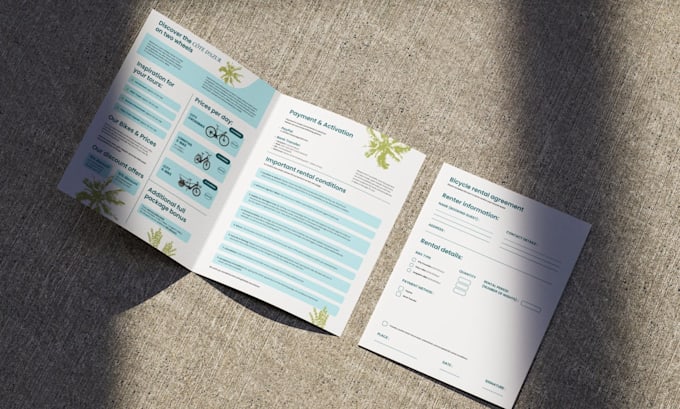 create a clean and modern flyer for your business
