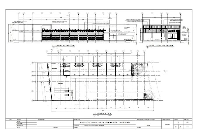 draw 2d floor plan, house plan, elevations, in autocad