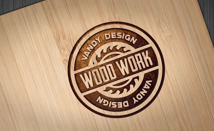 do modern wood work and carpentry logo design