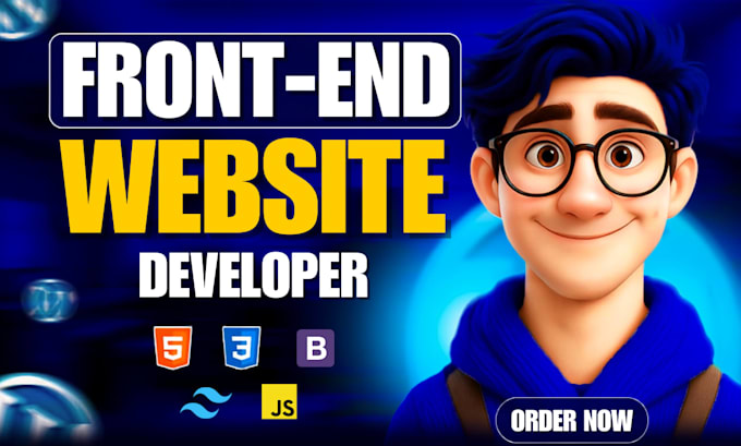design awwward wining HTML static website or landing page