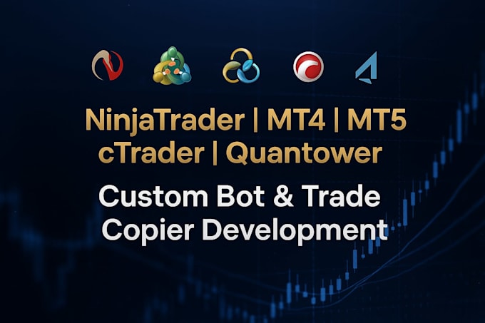 code ninjatrader trading bot or trade copier on mt5 mt4, nt8, ctrader, quantower
