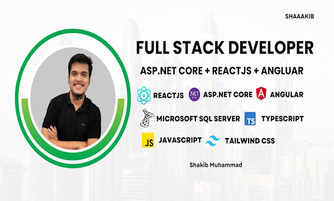 build full stack web app asp net core rest api with reactjs and angular
