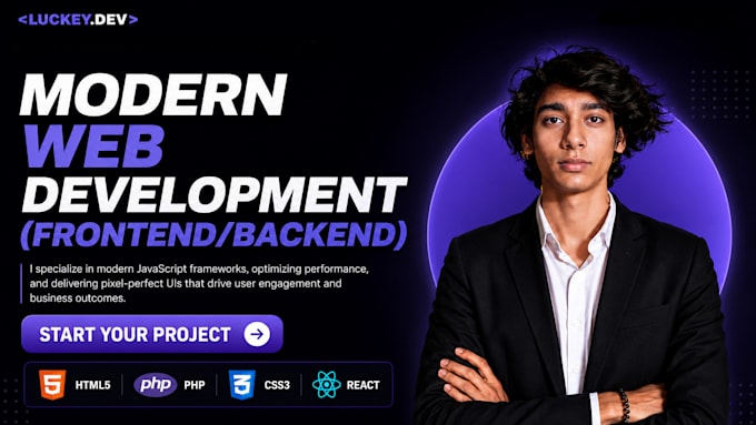 develop a premium, responsive website using HTML, CSS and js