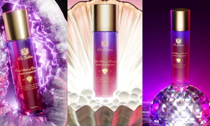 create realistic 3d cosmetic and skincare product animation