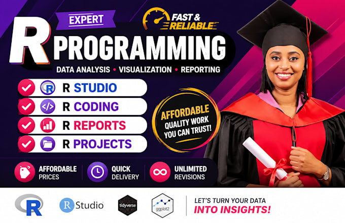 help you in solving r programming ,r studio projects