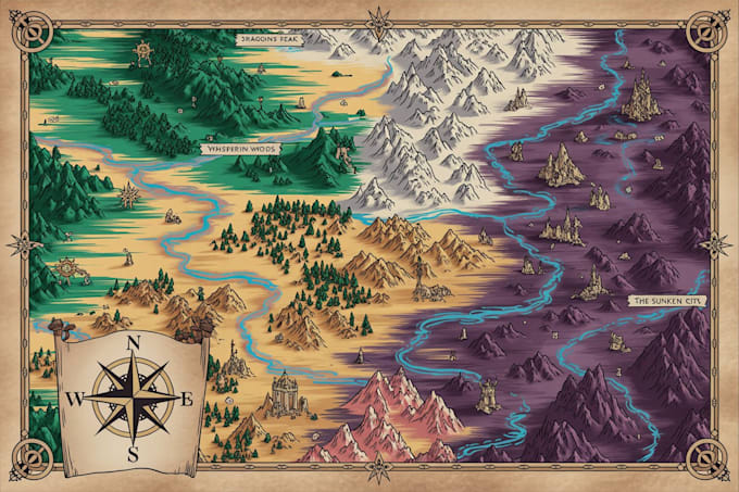 create custom fantasy maps for dnd, ttrpgs, and novels