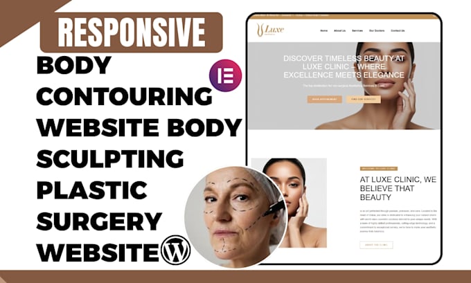 design body contouring website plastic surgery body sculpting wordpress website