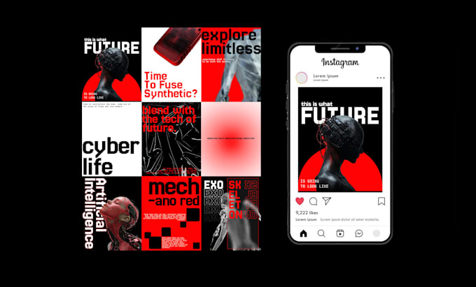 design premium, high impact social media visuals for you