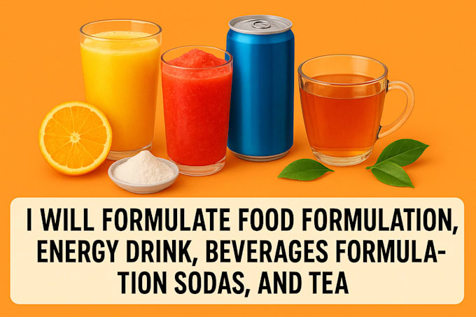 do food supplement and energy drink formulation chemist