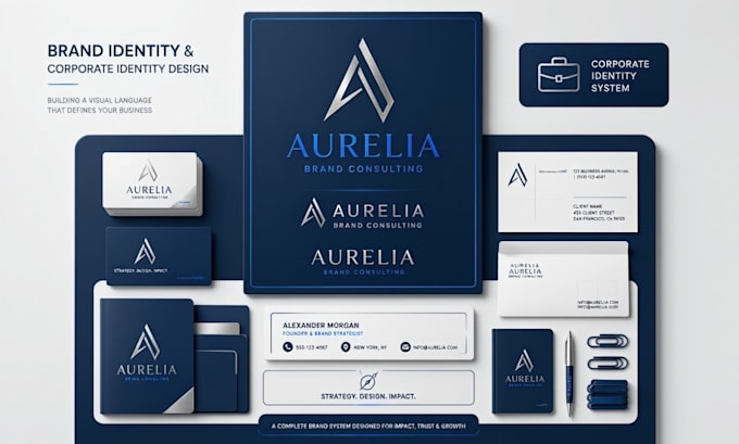 create brand art direction visual corporate identity design