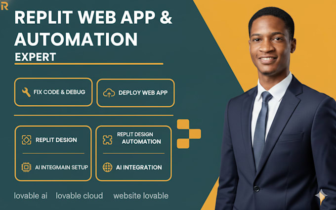 Fix code debug , deploy replit web app, replit design, replit ...