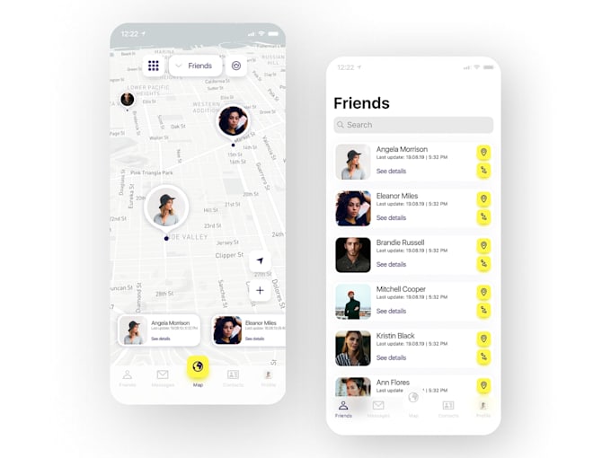 Develop tracking app, geo location app, car tracking app, map tracker ...