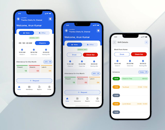 develop scheduling app, appointment app, employment app, employee app