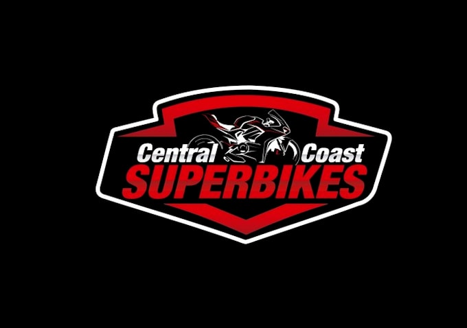deign unique central coast super bikes logo