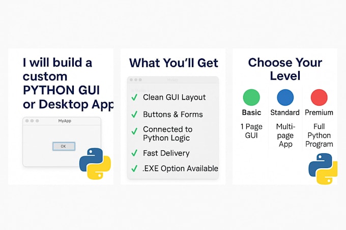 create a custom front end for your python script or API