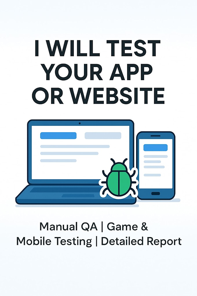 do manual QA testing for your mobile and web app