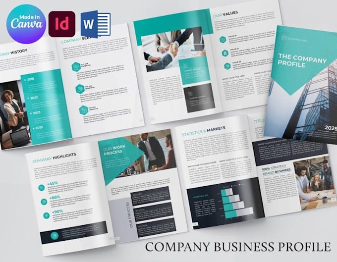 Design employee handbook, company profile, booklet, brochure and layout ...