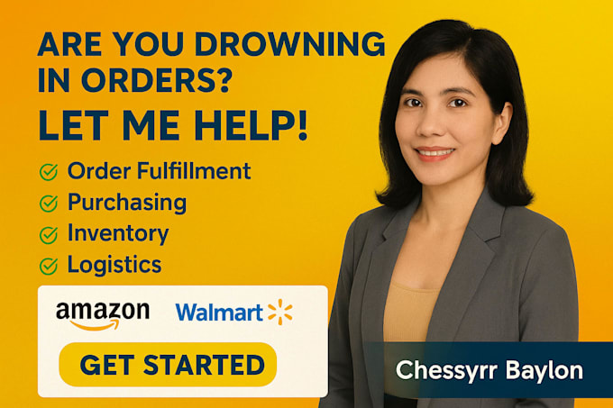 manage your amazon and walmart store and we can start with a short term trial