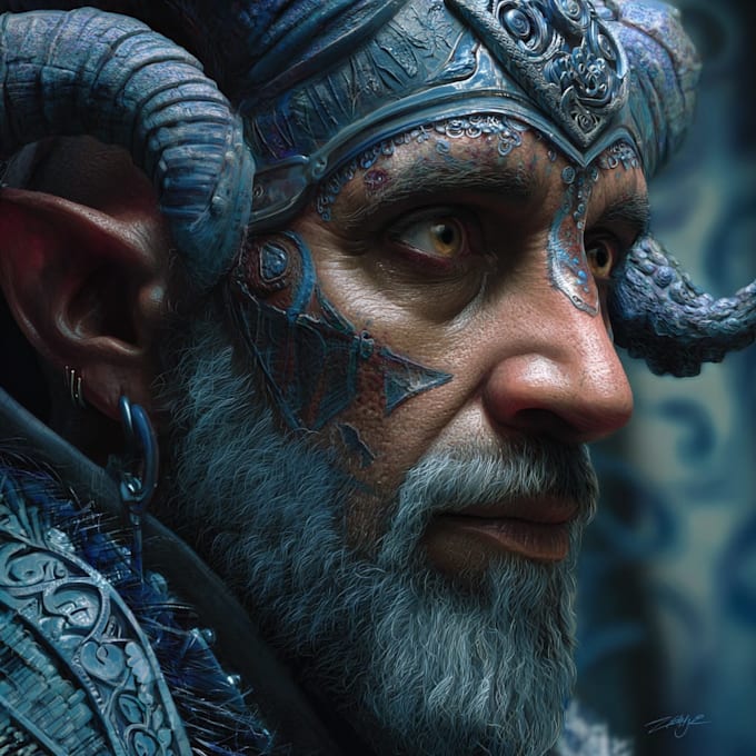 fantasy character art and unique fantasy character