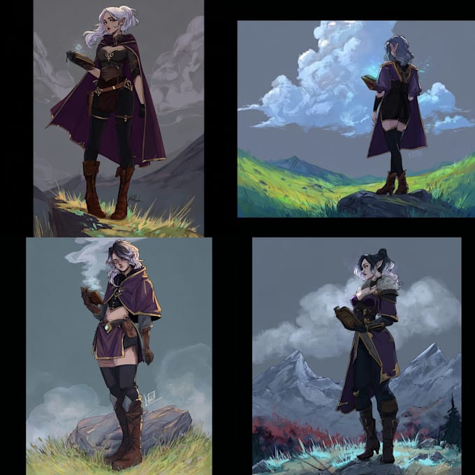 dnd character art and dnd character art