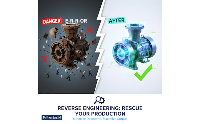 reverse engineer mechanical part for manufacturing